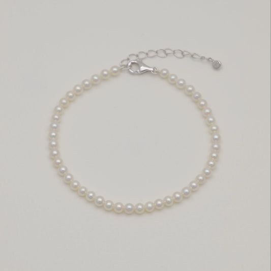 Seraine Pearl Bracelet 925 Sterling Silver by MOA - view 1