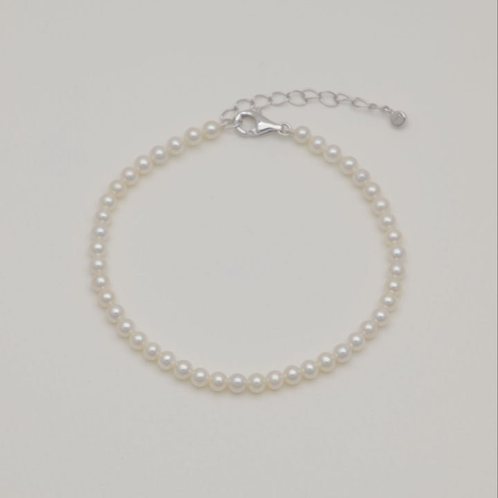 Seraine Pearl Bracelet 925 Sterling Silver by MOA - view 1