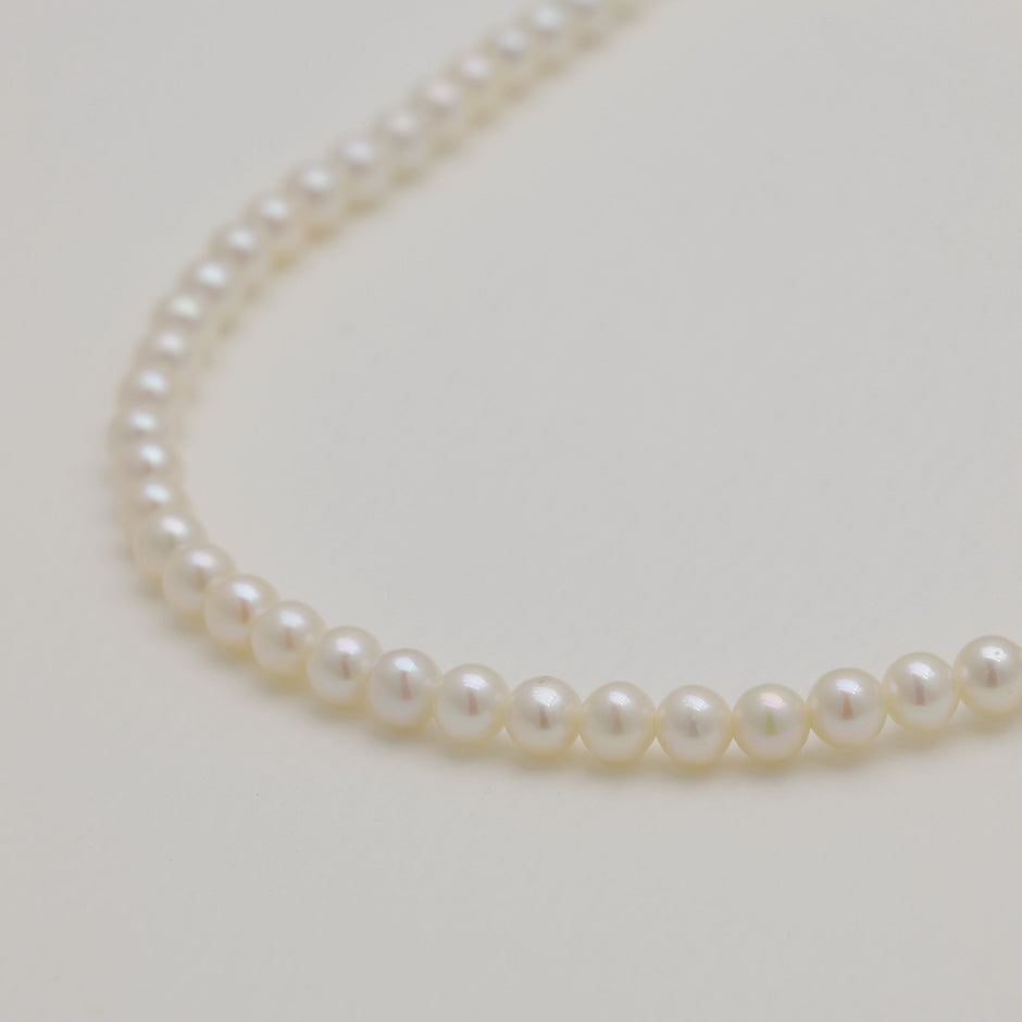 Seraine Pearl Necklace 925 Sterling Silver by MOA - view 2