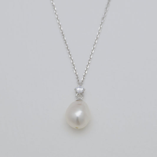 SHARON Silver Necklace by MOA - view 1