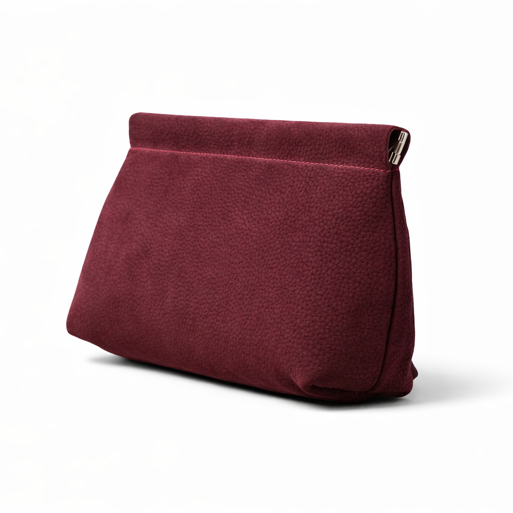Sienne Suede Pouch Burgundy by MOA - view 2