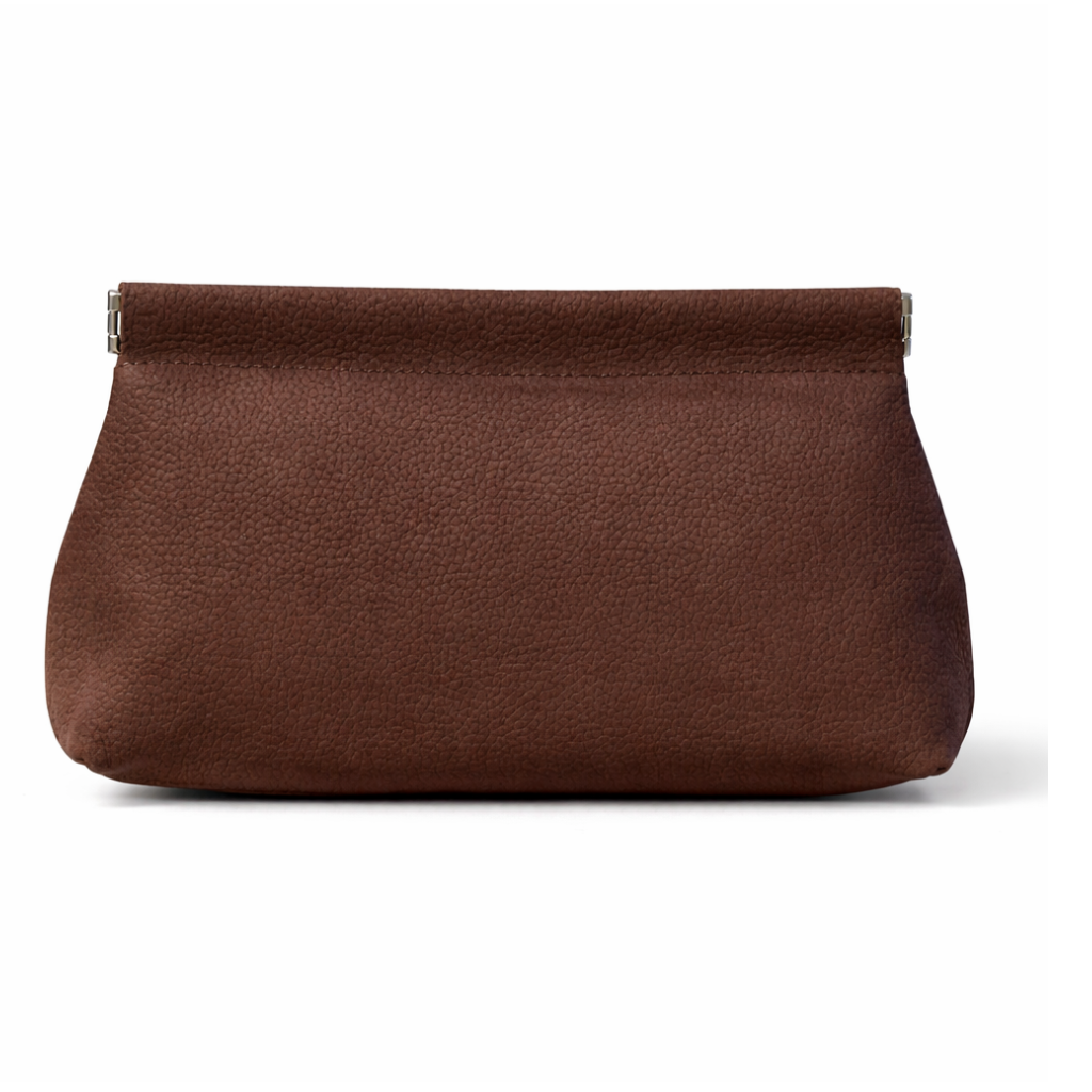 Sienne Suede Pouch in Khaki
