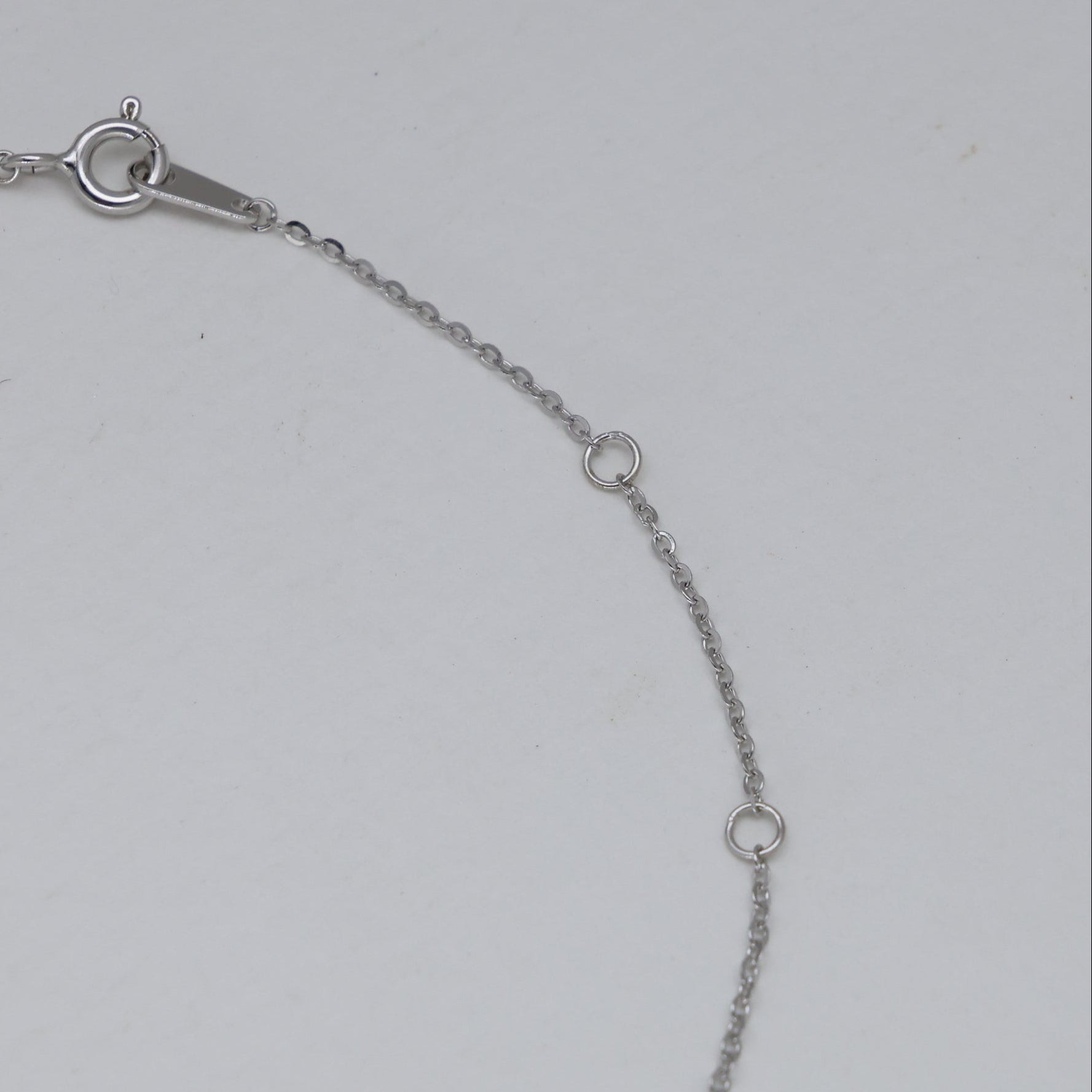 Soline Pave Bar Necklace in 925 Sterling Silver by MOA - view 3