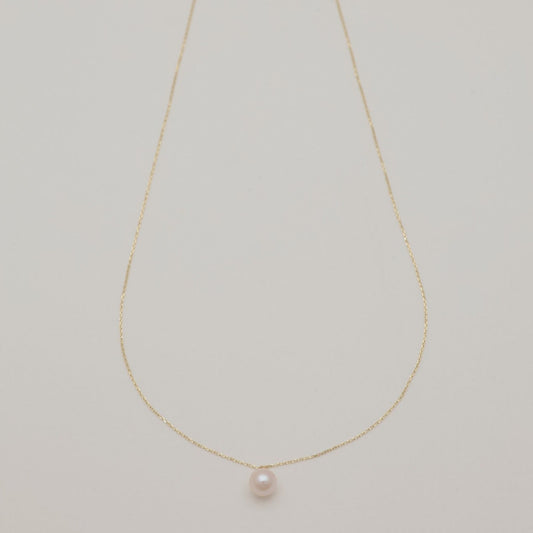 Sophie Akoya Pearl Necklace in 10K Gold by MOA - view 1