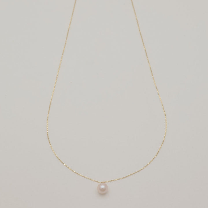 Sophie Akoya Pearl Necklace in 10K Gold by MOA - view 1