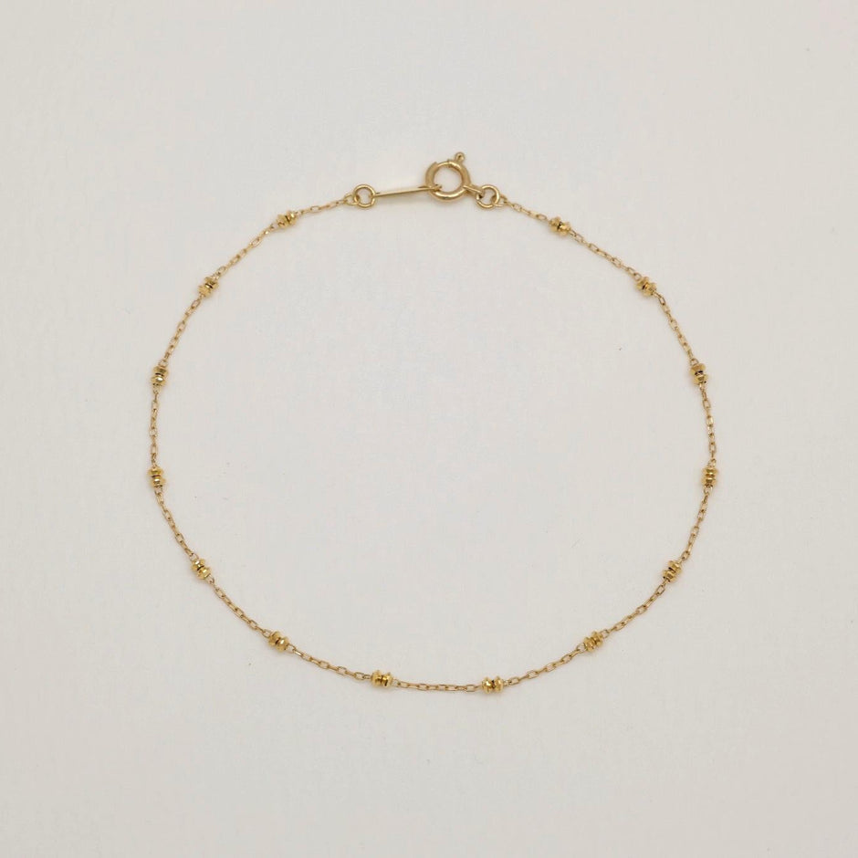 Téa Bead Chain Bracelet 10K Gold by MOA - view 1
