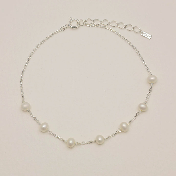 Théa Pearl Bracelet 925 Sterling Silver by MOA - view 1