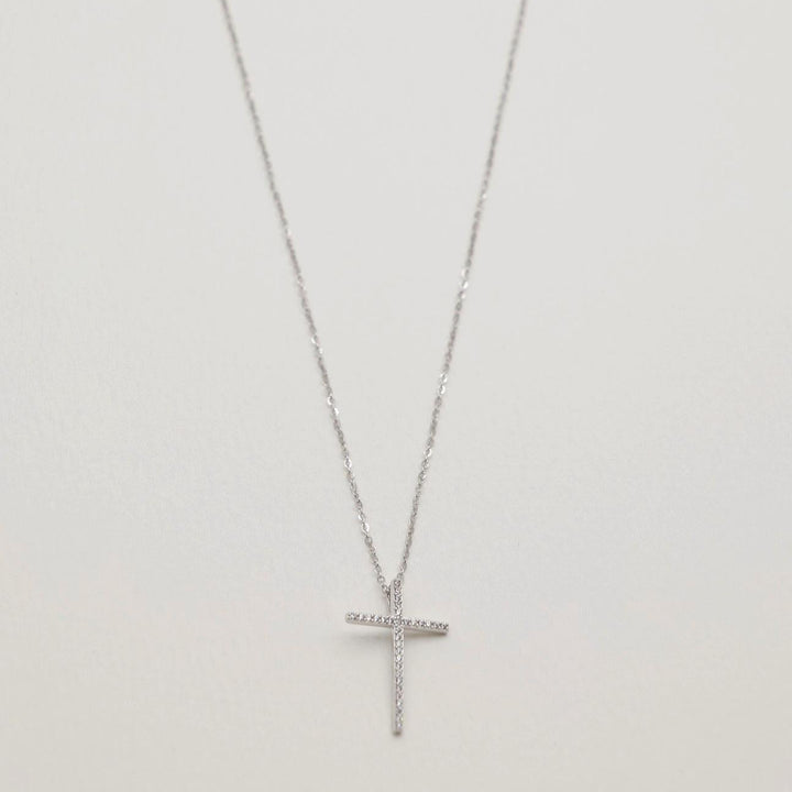 Thérèse Necklace 925 Sterling Silver CZ by MOA - view 1