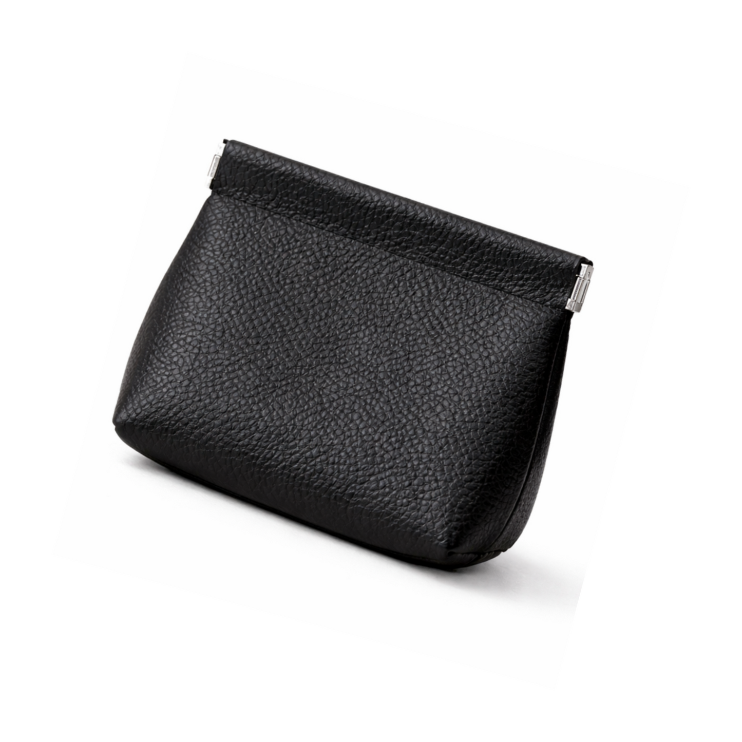 Valen Leather Pouch in Black