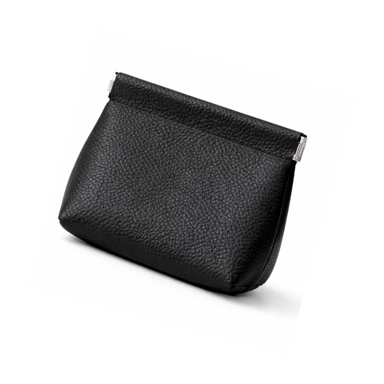 Valen Leather Pouch in Black