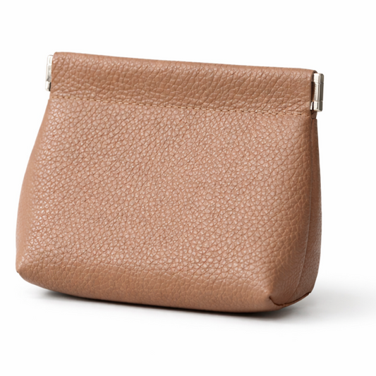 Valen Leather Pouch in Mocha