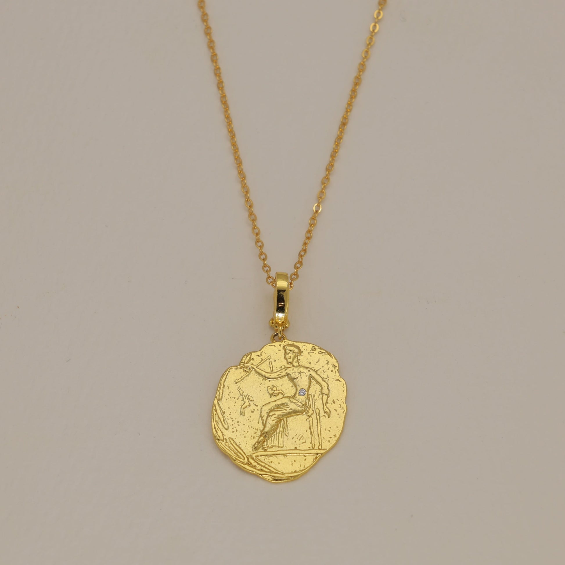 Valora Coin Pendant Necklace by MOA - view 1