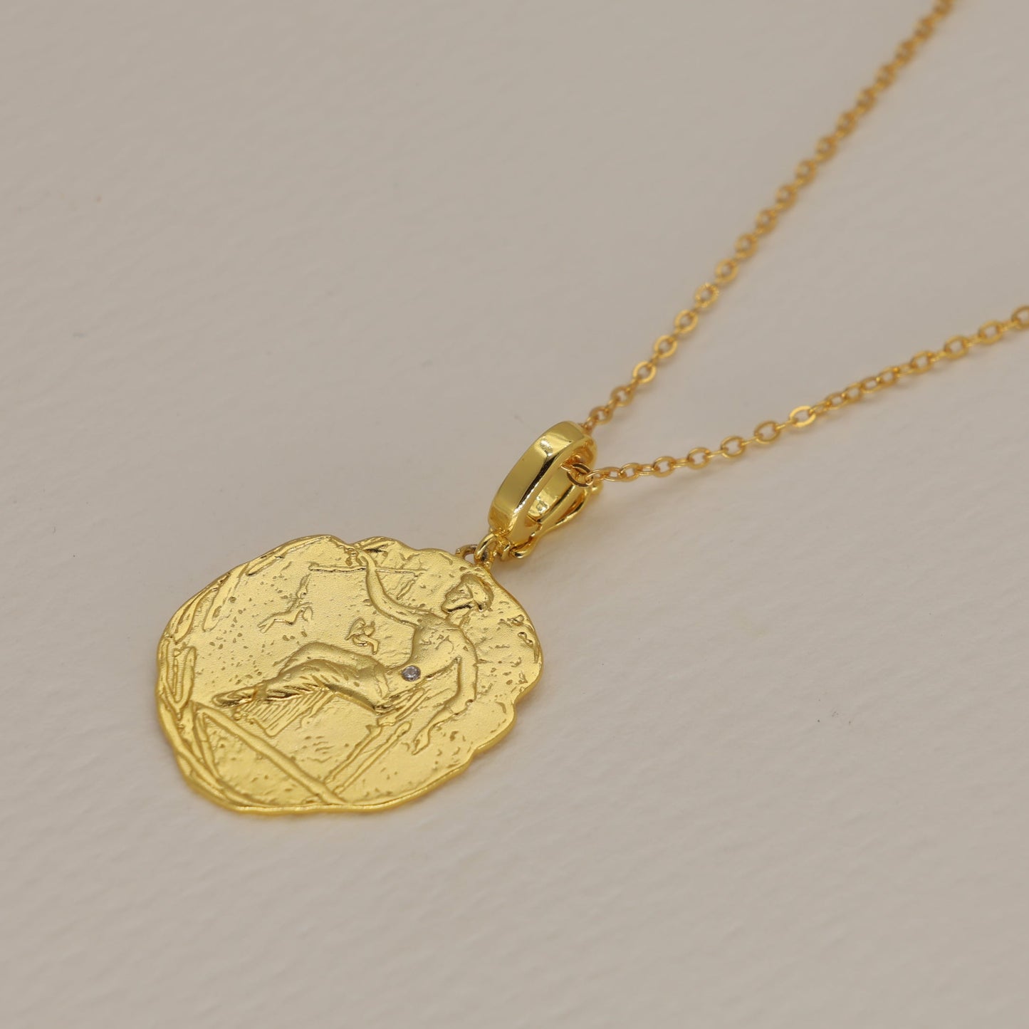 Valora Coin Pendant Necklace by MOA - view 2