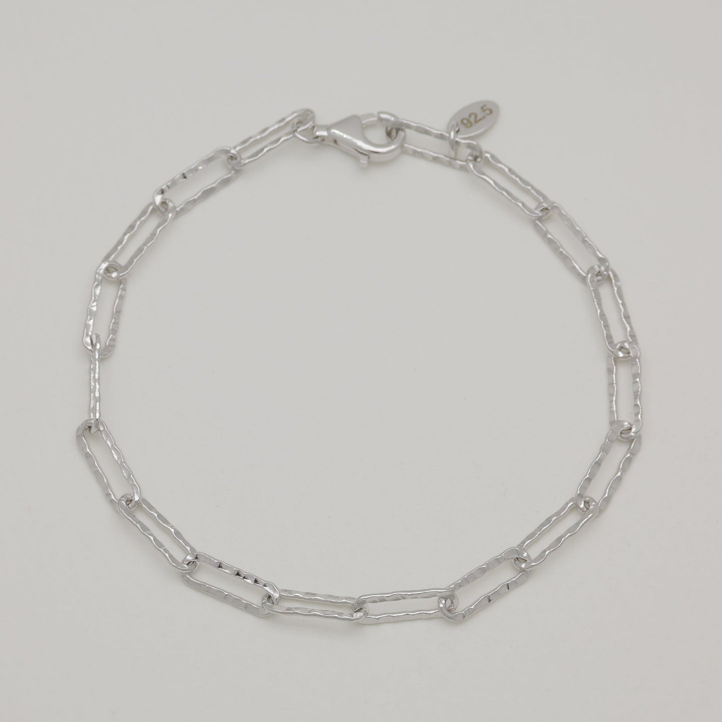 Violette Textured Chain Bracelet 925 Sterling Silver by MOA - view 1