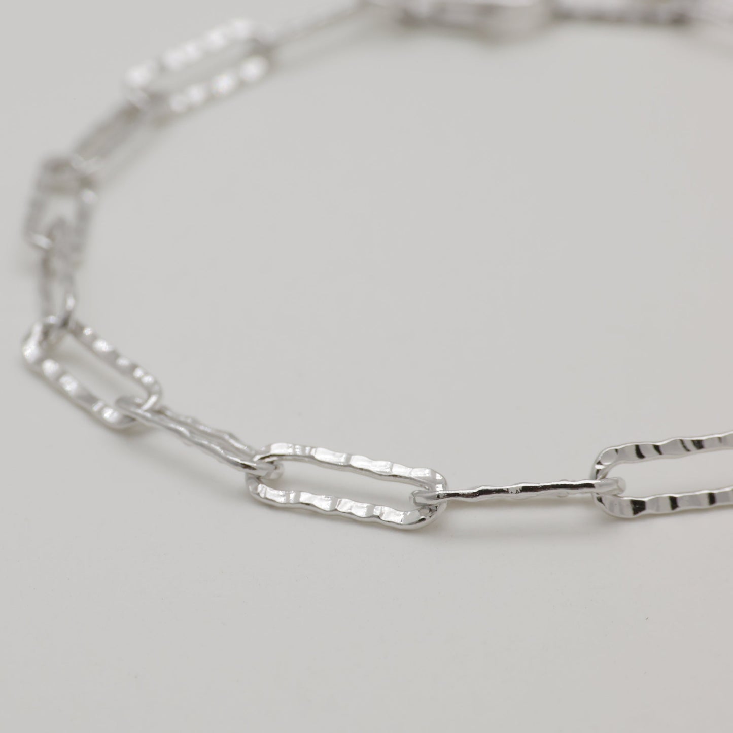 Violette Textured Chain Bracelet 925 Sterling Silver by MOA - view 2