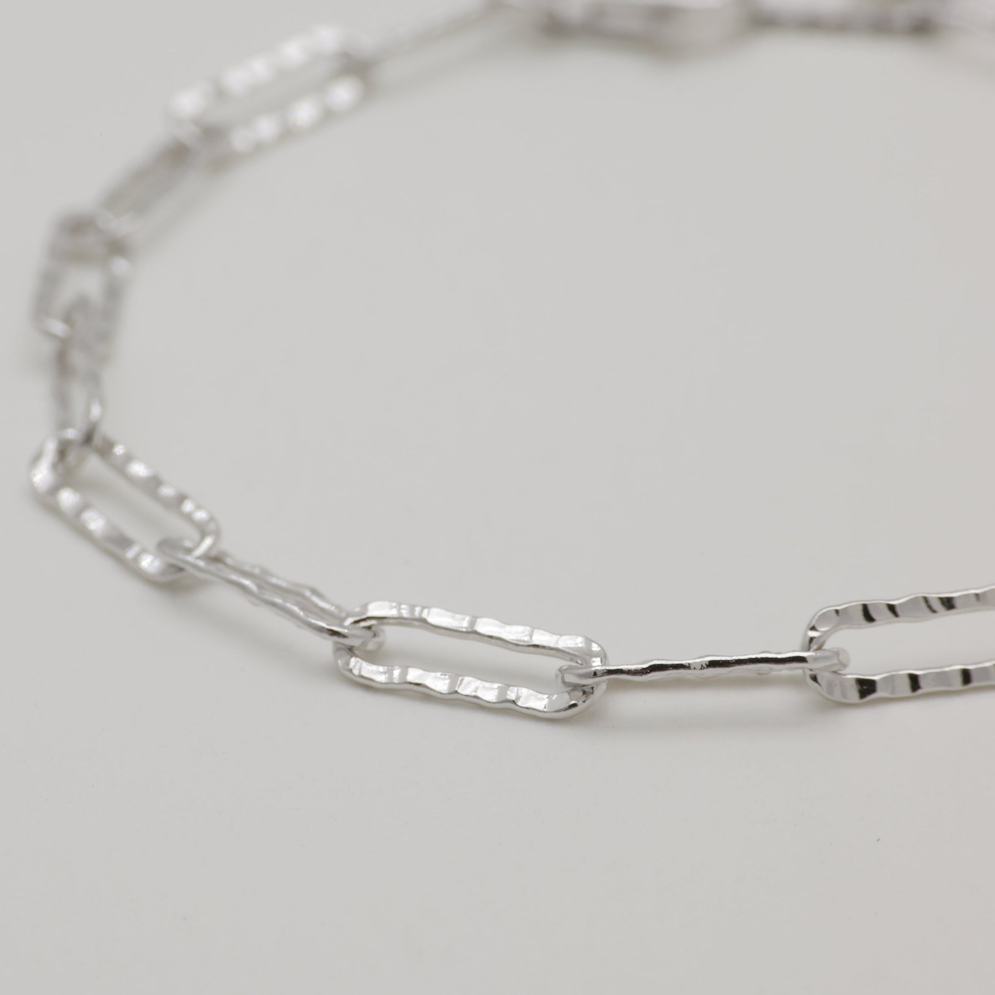 Violette Textured Chain Bracelet 925 Sterling Silver by MOA - view 2