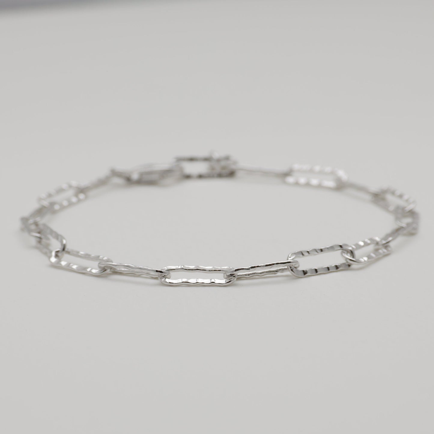 Violette Textured Chain Bracelet 925 Sterling Silver by MOA - view 3