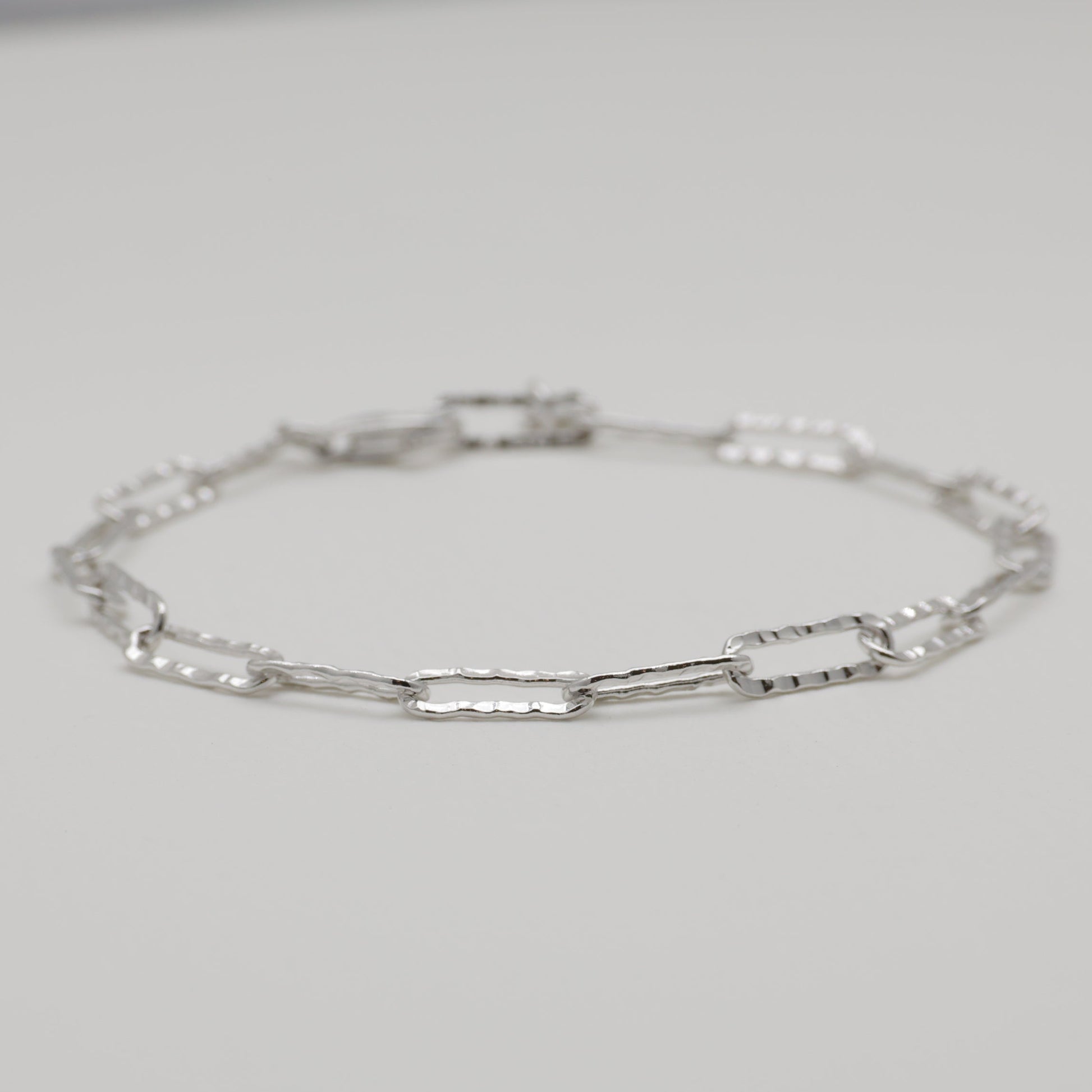 Violette Textured Chain Bracelet 925 Sterling Silver by MOA - view 3